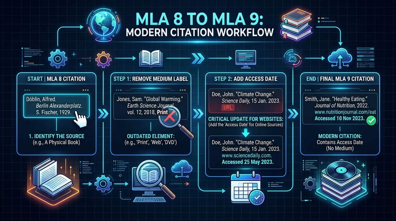 MLA 8 to MLA 9 Conversion Workflow